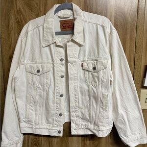 Levi's White Denim Jacket